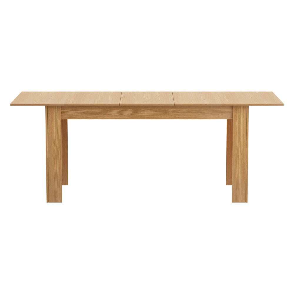200cm Extendable Dining Table Cafe Natural/White