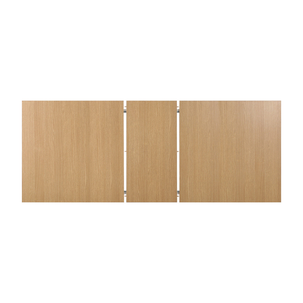 200cm Extendable Dining Table Cafe Natural/White