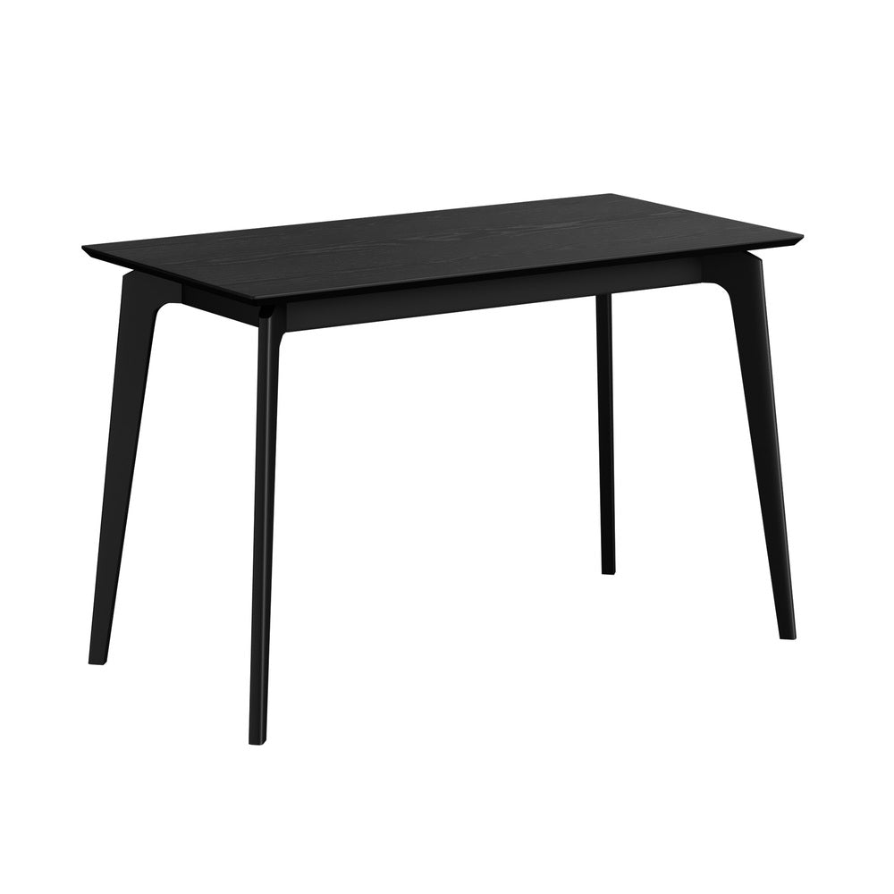 Black Dining Table 120cm 4 Seater Rectangular | Simpledeals