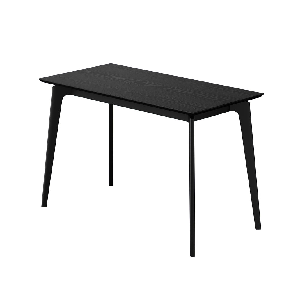 Black Dining Table 120cm 4 Seater Rectangular | Simpledeals