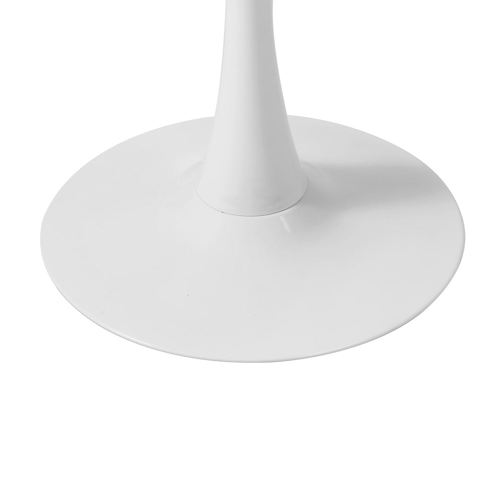 60cm Dining Table Marble Tulip Shape White&Black