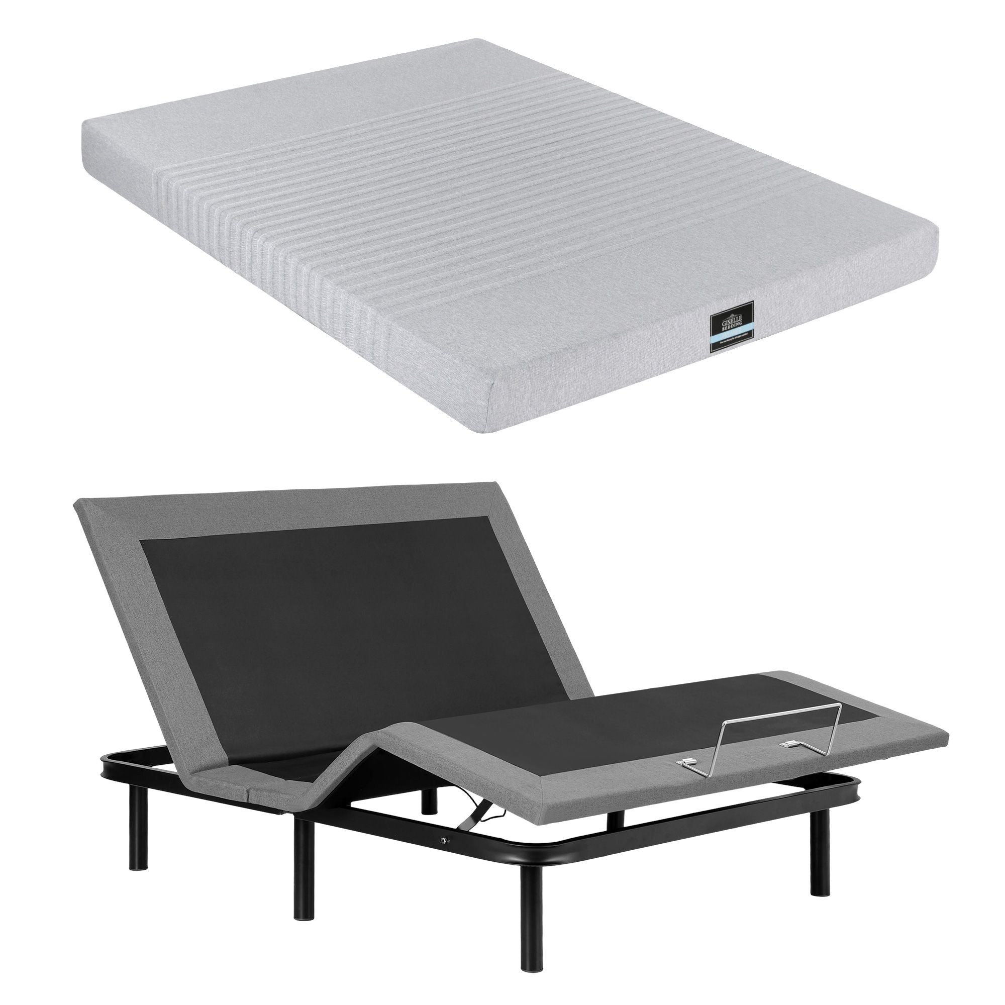 Electric Adjustable Double Bed Frame Mattress Set | Simplede