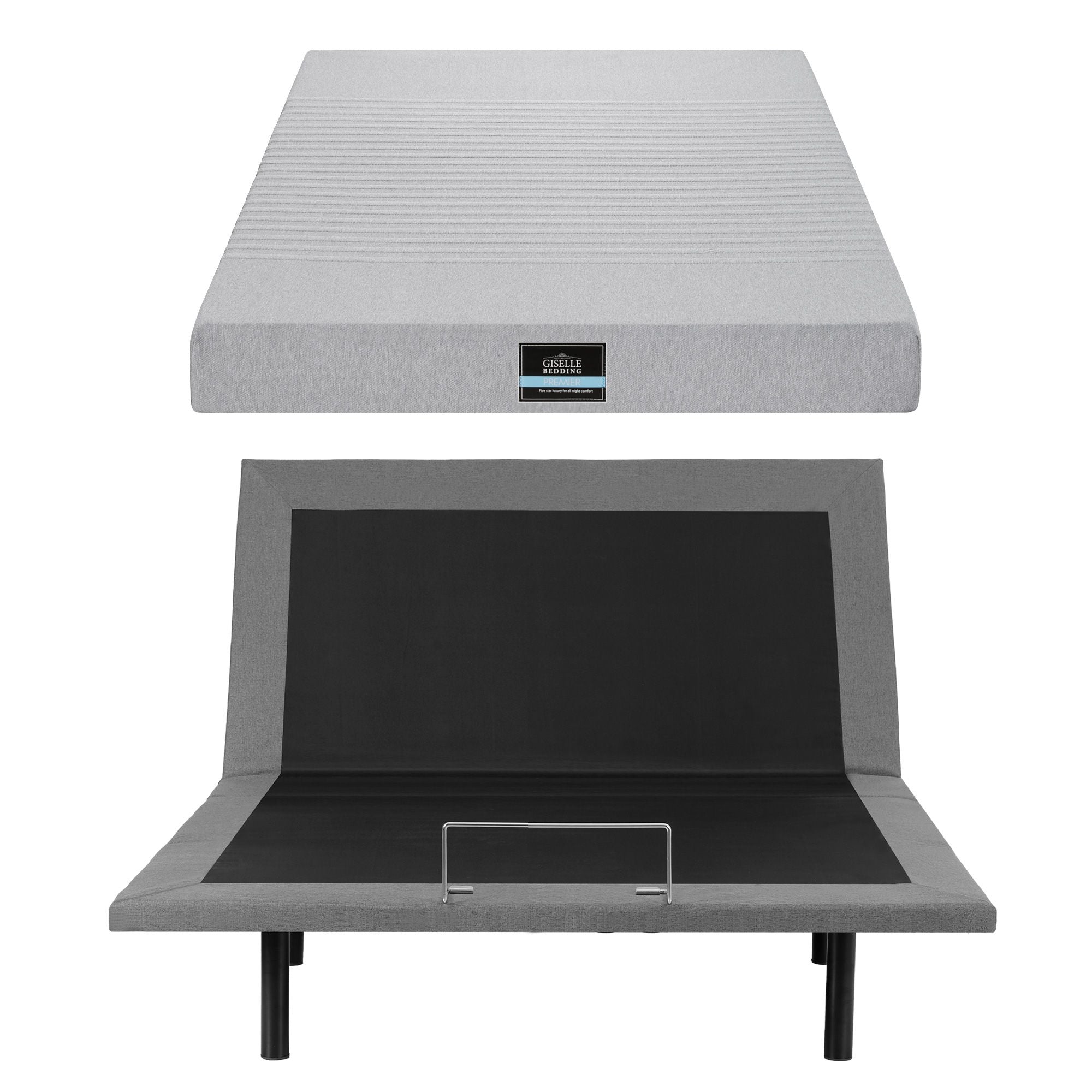 Electric Adjustable Double Bed Frame Mattress Set | Simplede