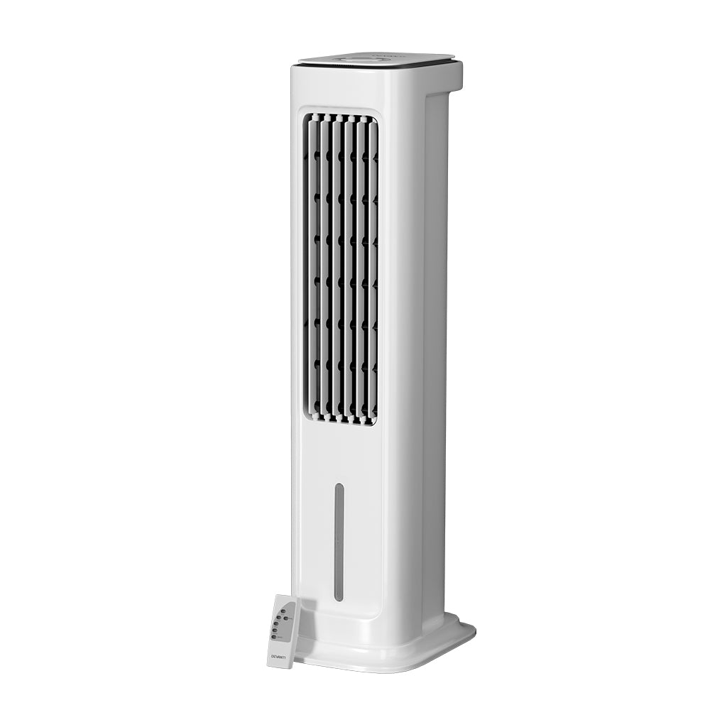 Portable Tower Evaporative Air Cooler - 6L Cool Fan Humidifier