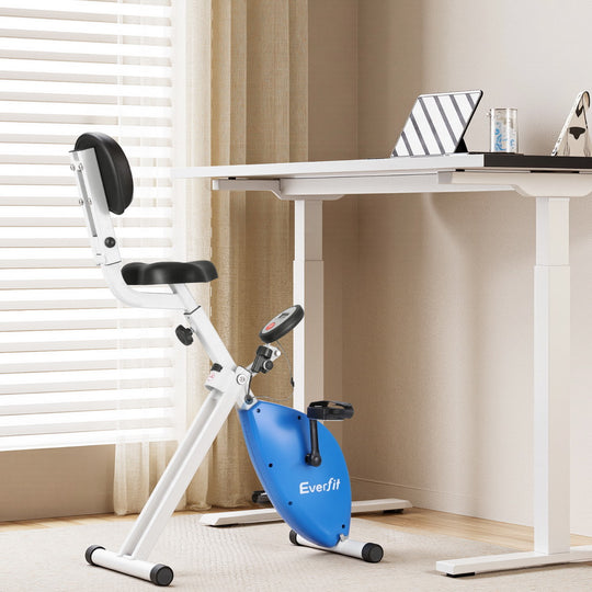 Under Desk Exercise Bike Magnetic Resistance X-bike Workouts 100kg Capacity, 100Kg