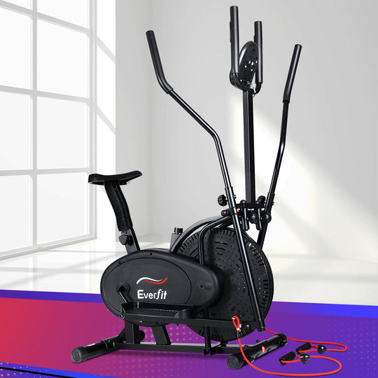 Exercise Bike 5 In 1 Elliptical Cross Trainer Home Gym Indoor Cardio | Exercise Bikes