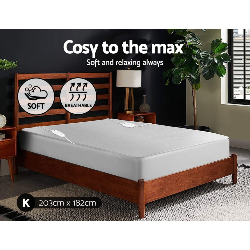 King Size Electric Blanket Polyester