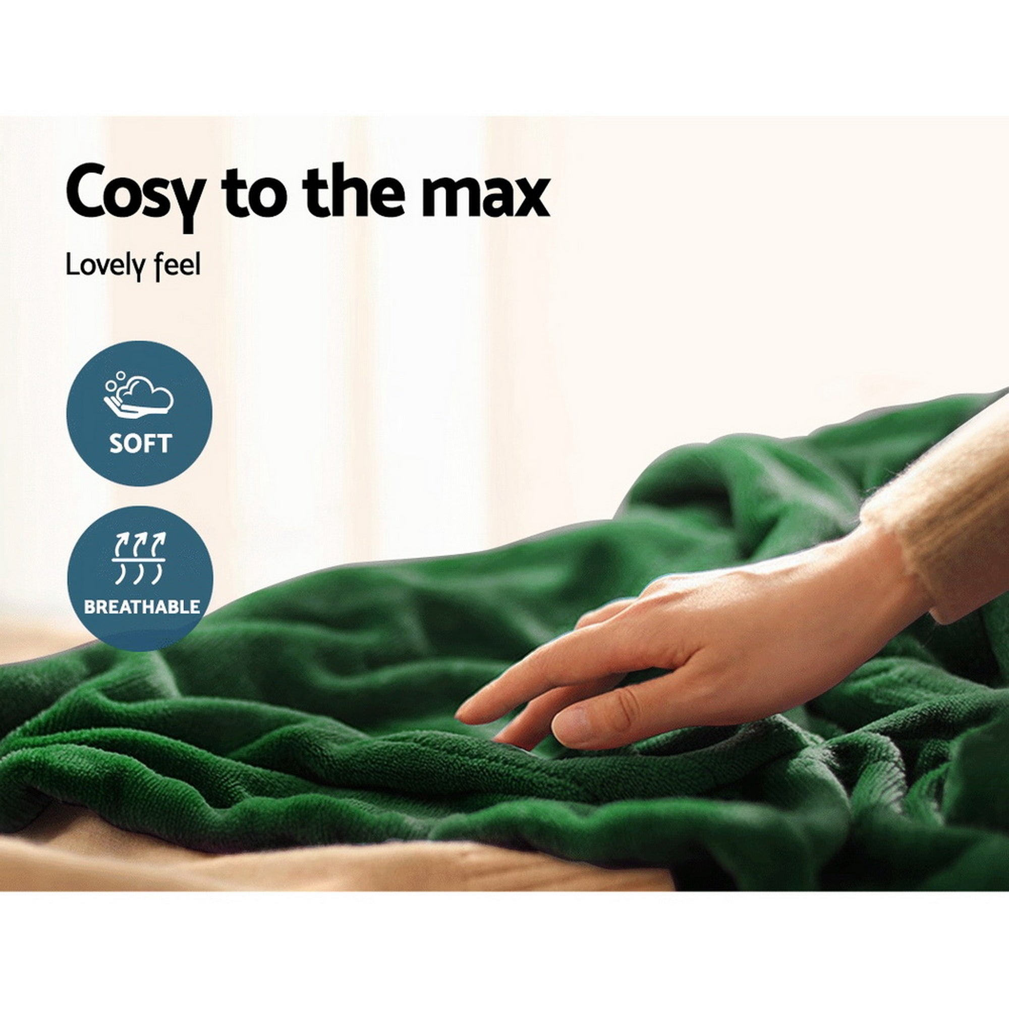 Electric Throw Rug Heated Blanket Washable Snuggle Flannel Winter