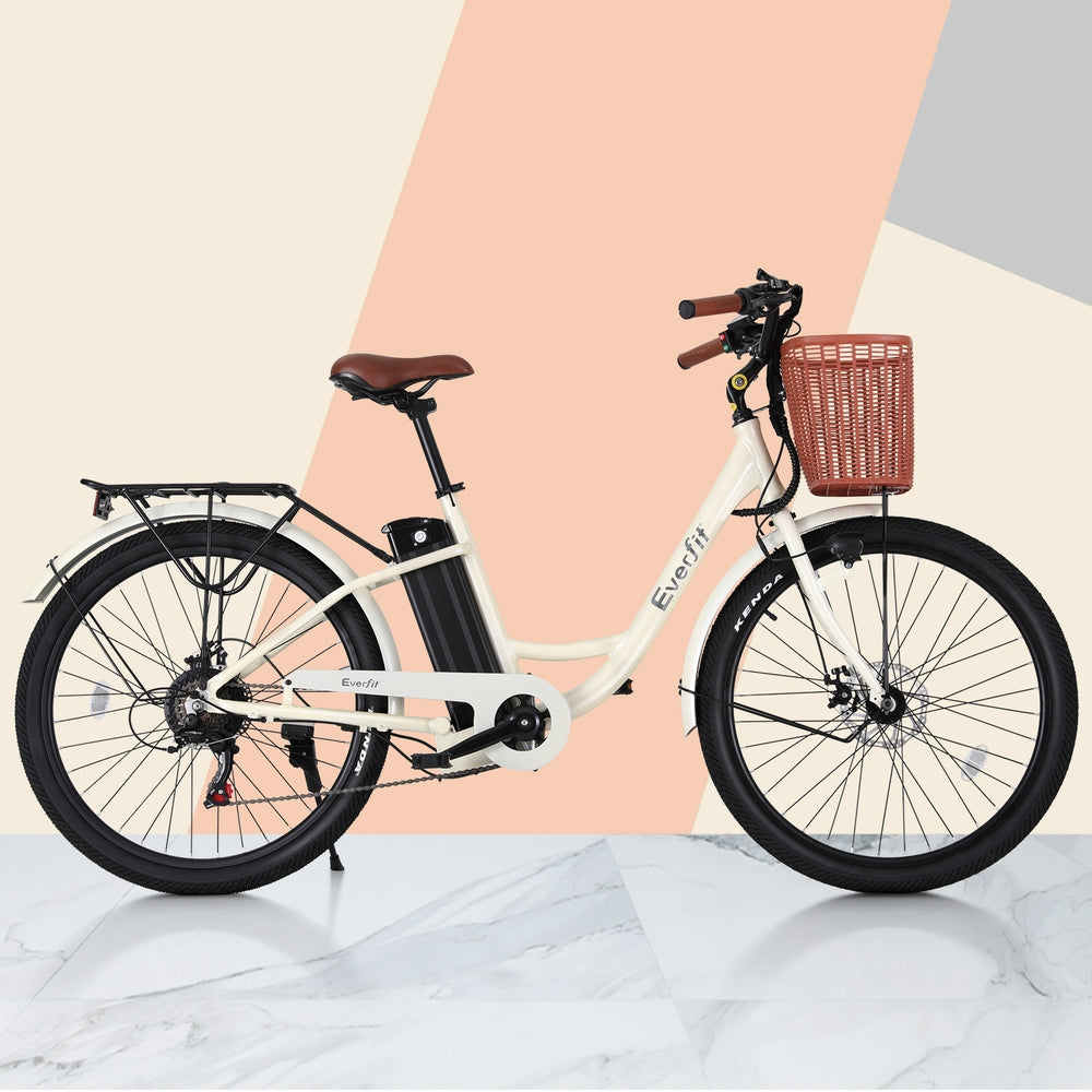 26" Electric Bike City Bicycle eBike e-Bike Commuter w/ Battery