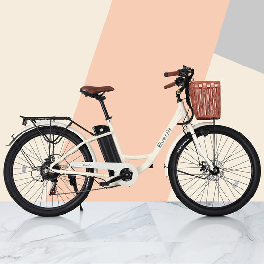 26" Electric Bike City Bicycle eBike e-Bike Commuter w/ Battery, Bicycles - photo 7