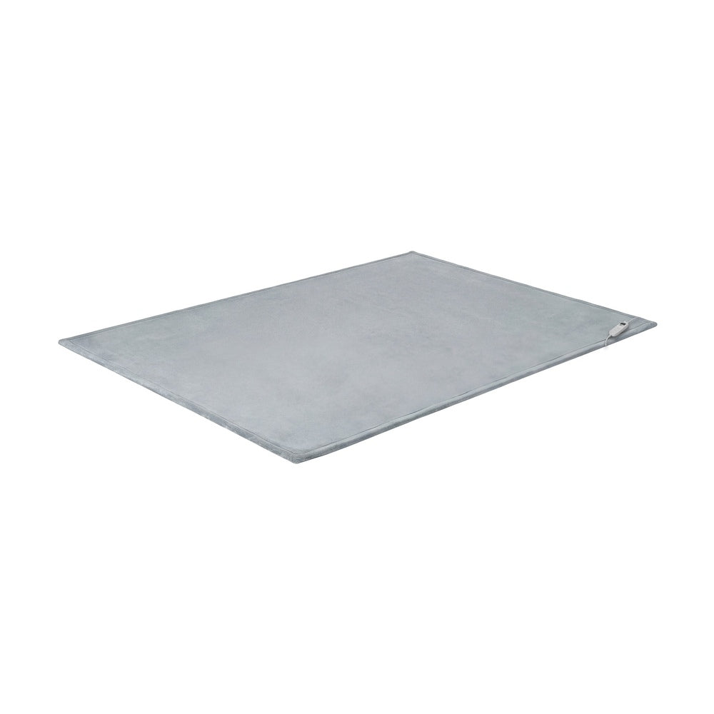 Bedding Electric Throw Rugleece Light Grey Washable 160x130cm
