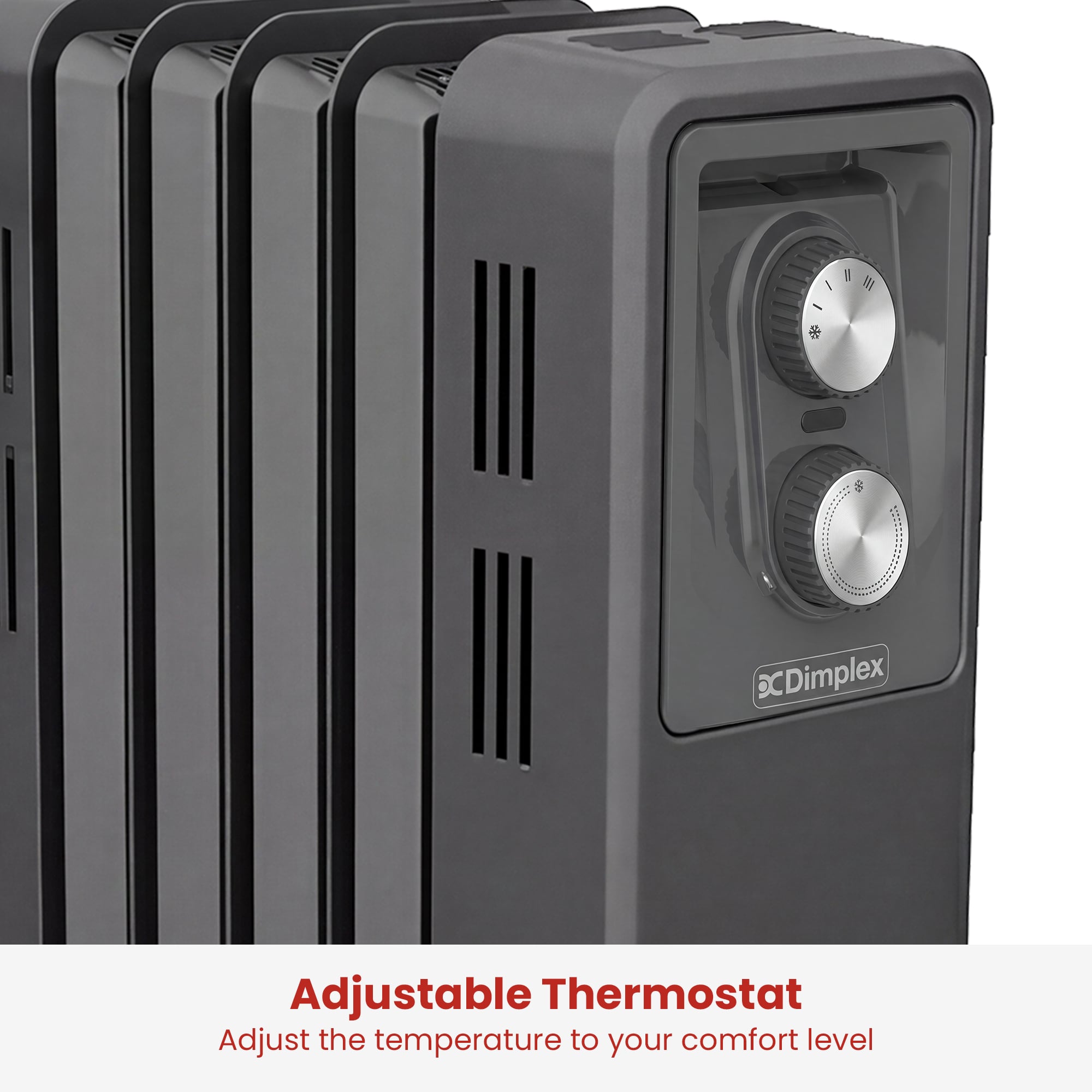 1.5kW Oil Free Column Heater 5 Fin Turbo Fan | Simpledeals