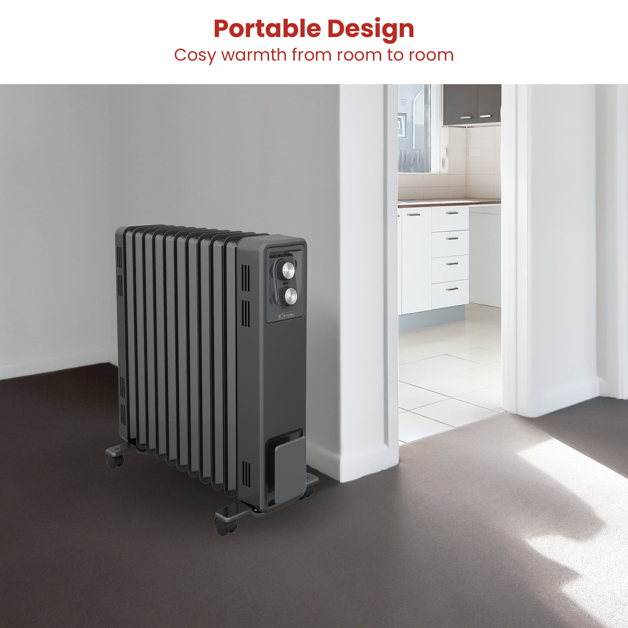 Column Heater Oil Free Black