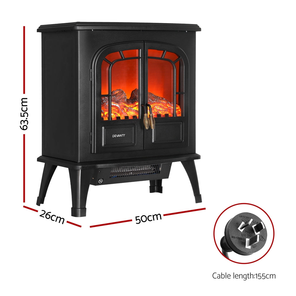 Electric Heaters - Electric Fireplace Fire Heaters 2000W