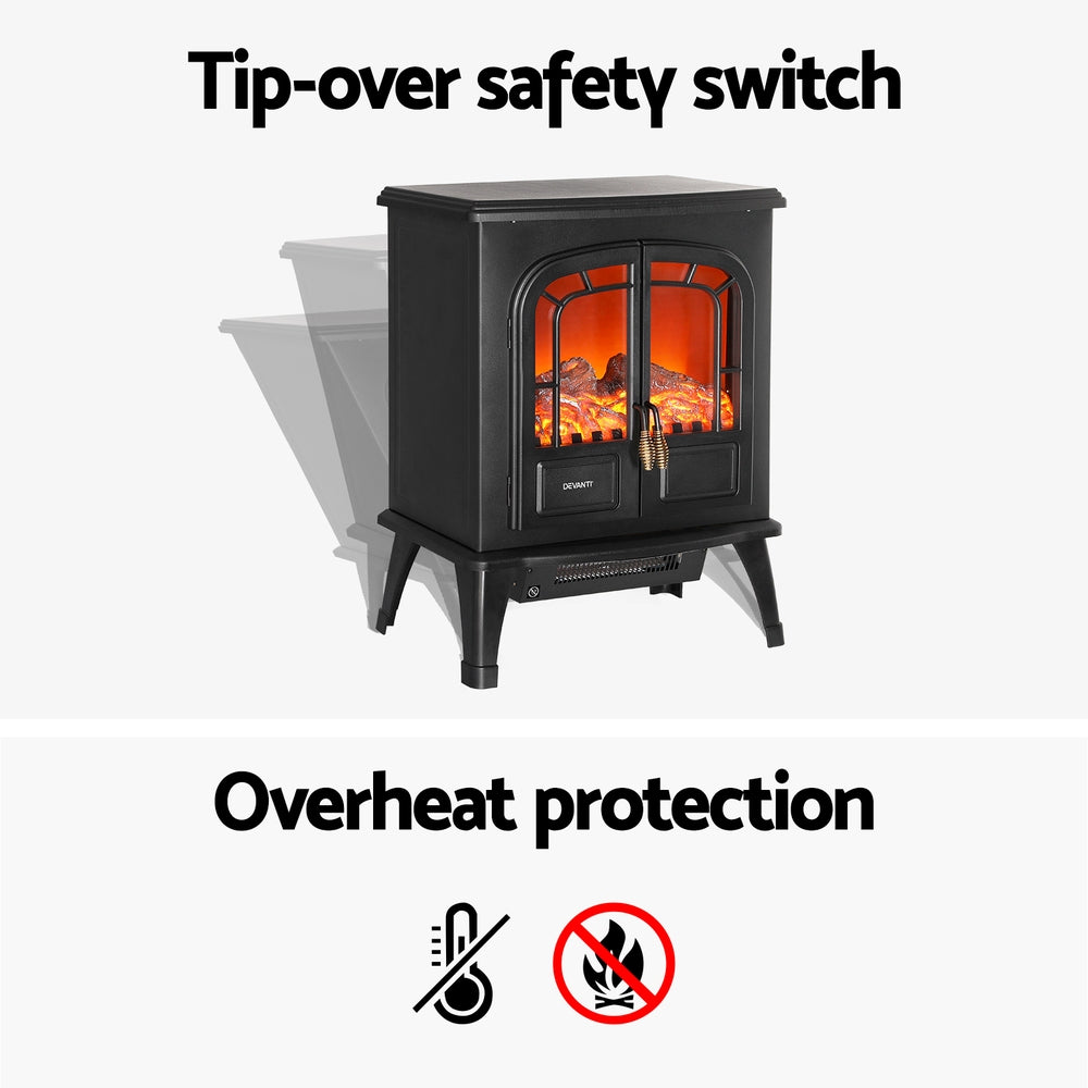 Electric Fireplace Fire Heaters 2000W, Electric Heaters