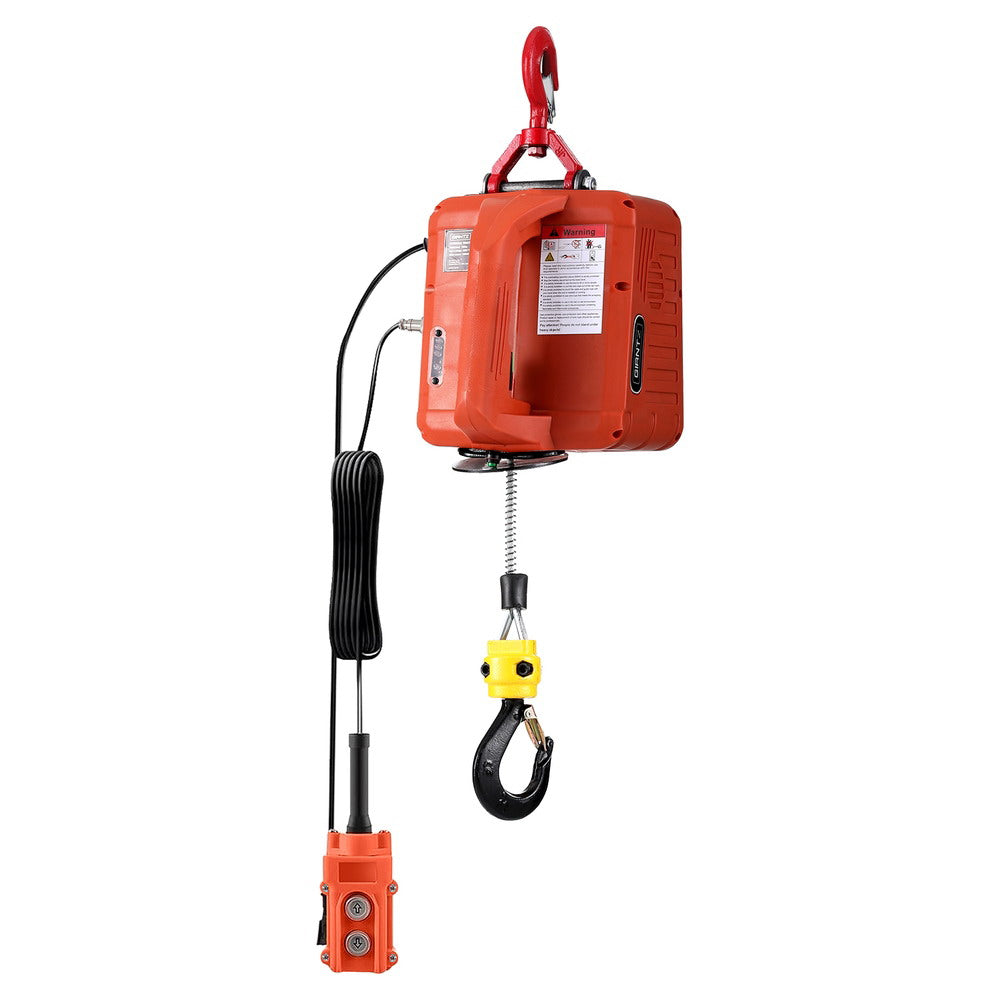 500Kg - Electric Hoist Winch 500KG Wired/Wireless Remote Control