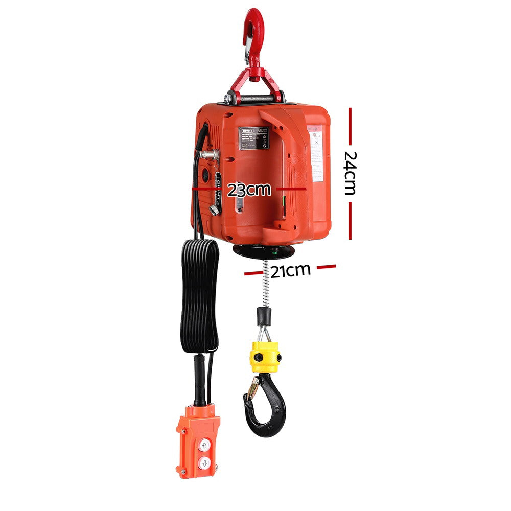 Automotive Lifts & Hoists - Electric Hoist Winch 500KG Wired/Wireless Remote Control