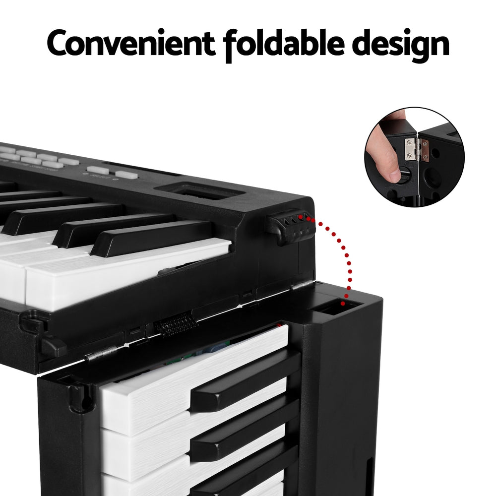 88 Keys Foldable Electronic Piano Keyboard Digital Electric Carry Bag