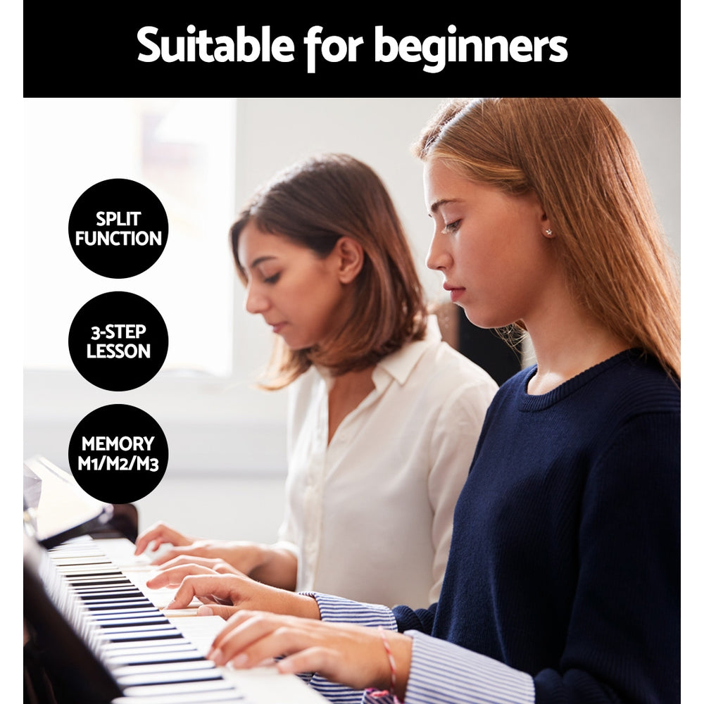 61 Keys Electronic Piano Keyboard Digital Electric W/ Stand Touch Sensitive