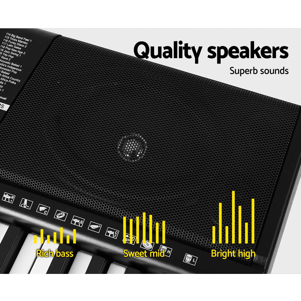 61 Keys Electronic Piano Keyboard Digital Electric W/ Stand Sound Speaker
