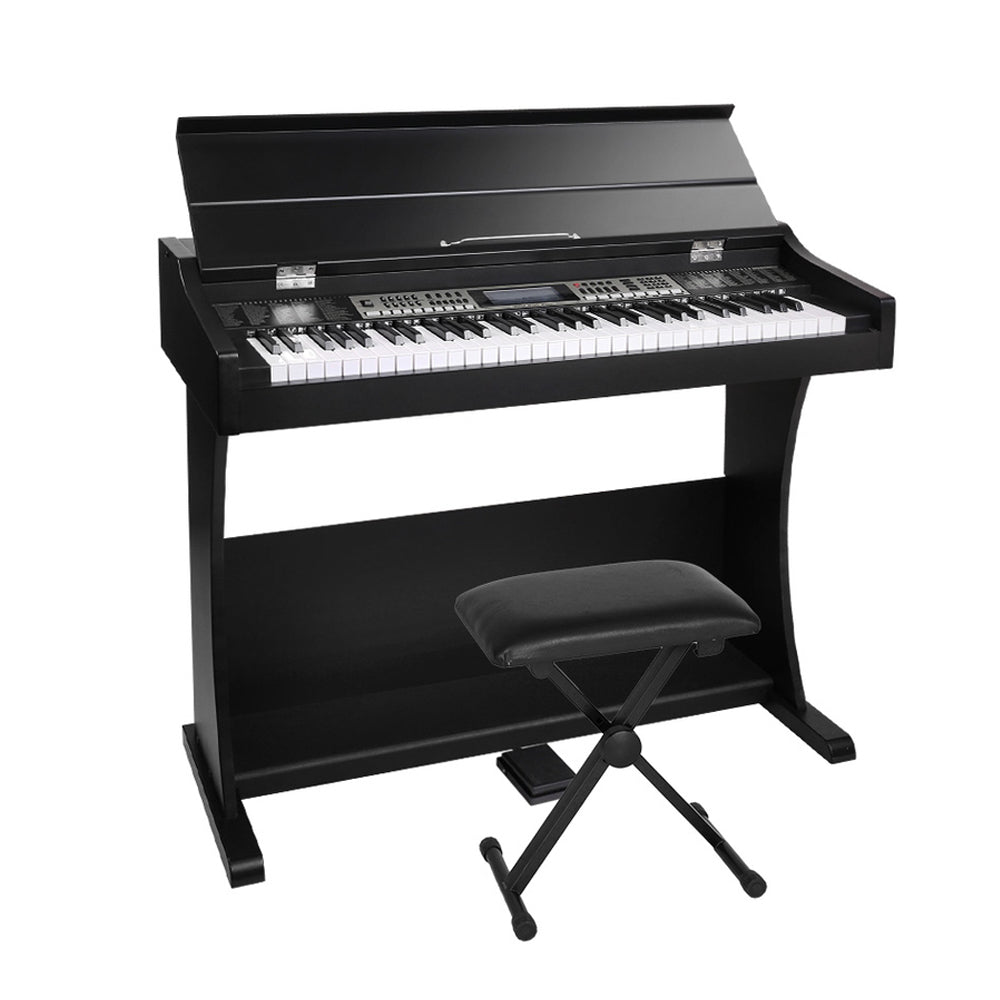 61 Keys Electronic Piano Keyboard Digital Electric Classical Stand W/ Stool