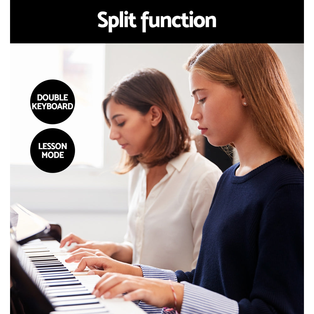 88 Keys Electronic Piano Keyboard Digital Electric Stand Full Weighted, Elevate Your Sound Alpha