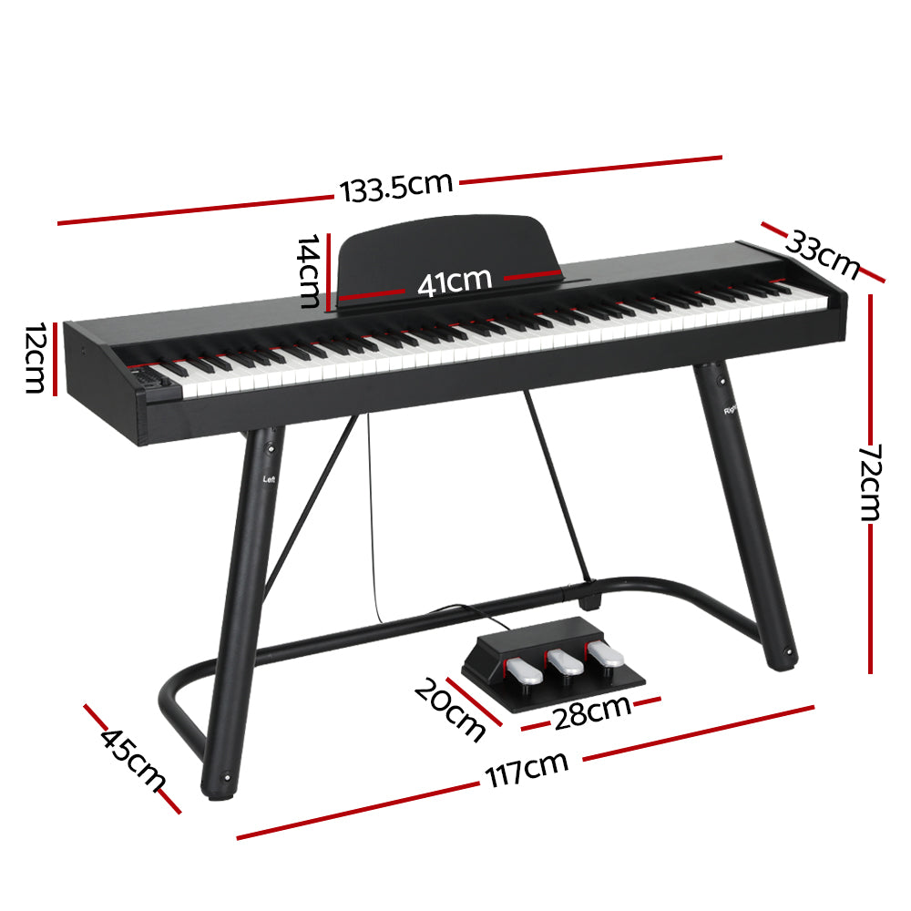 Elevate Your Sound Alpha - 88 Keys Electronic Piano Keyboard Digital Electric Stand Full Weighted