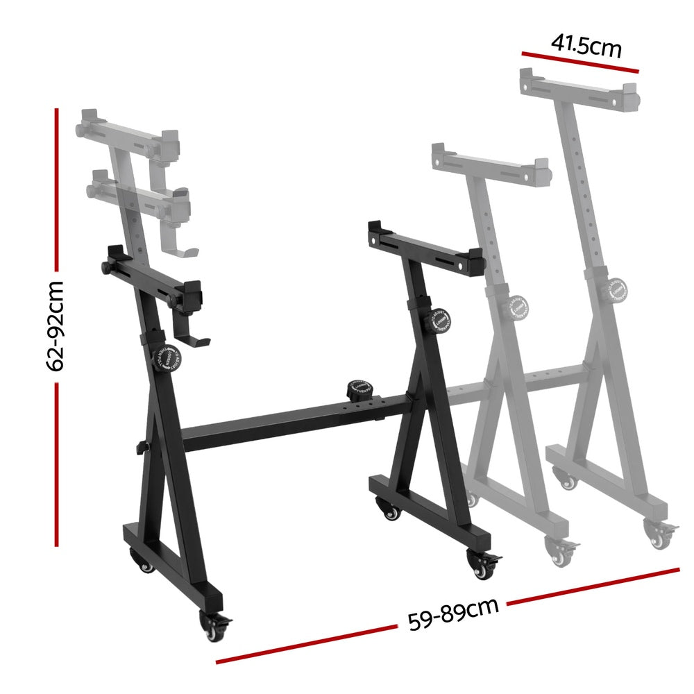 Musical Keyboards - Heavy Duty Adjustable Piano Stand with Lockable Wheels Z-Stand Black
