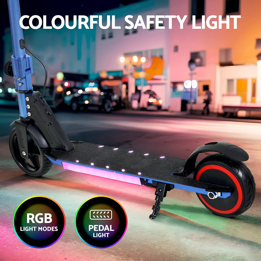 Electric Scooter for Kids Black/Blue