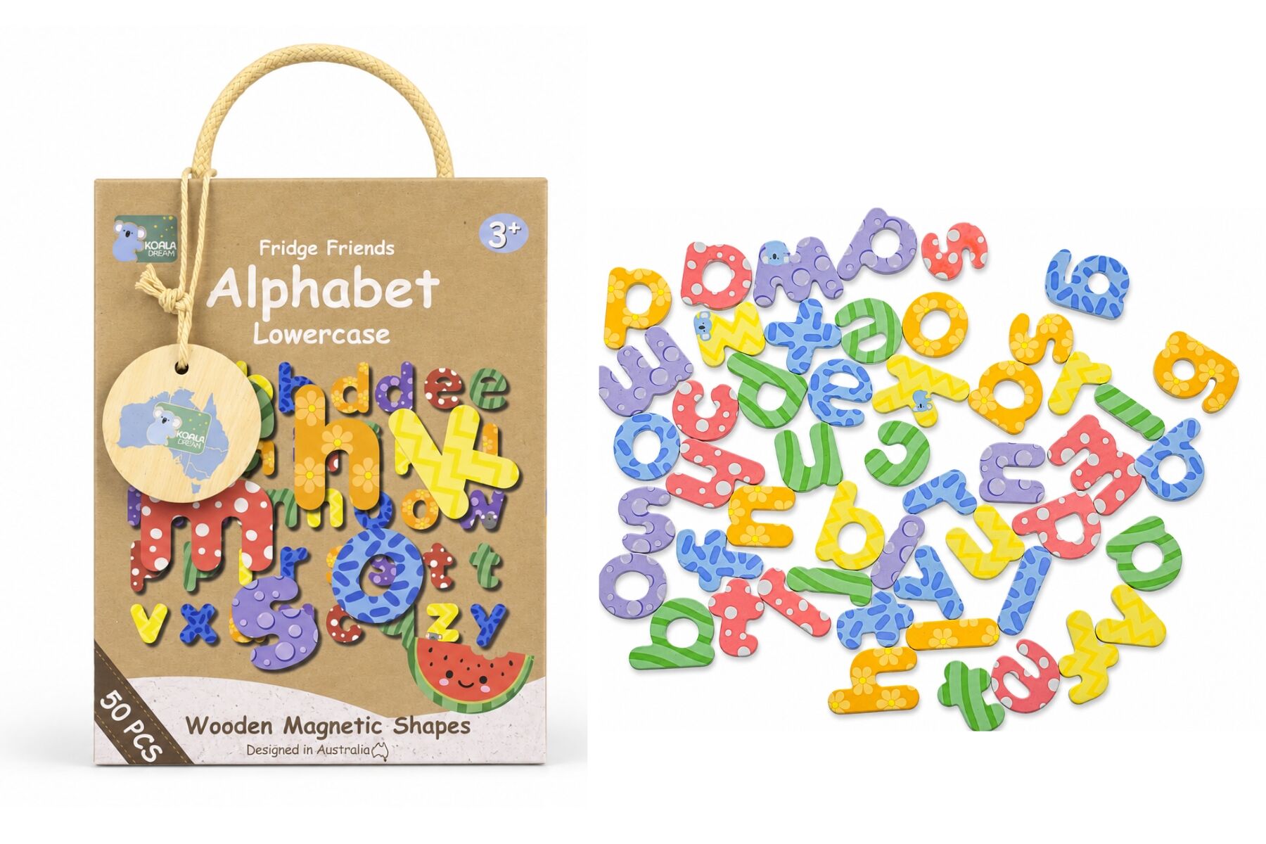 Magnetic Alphabet Letters Set 13x5.5x17cm