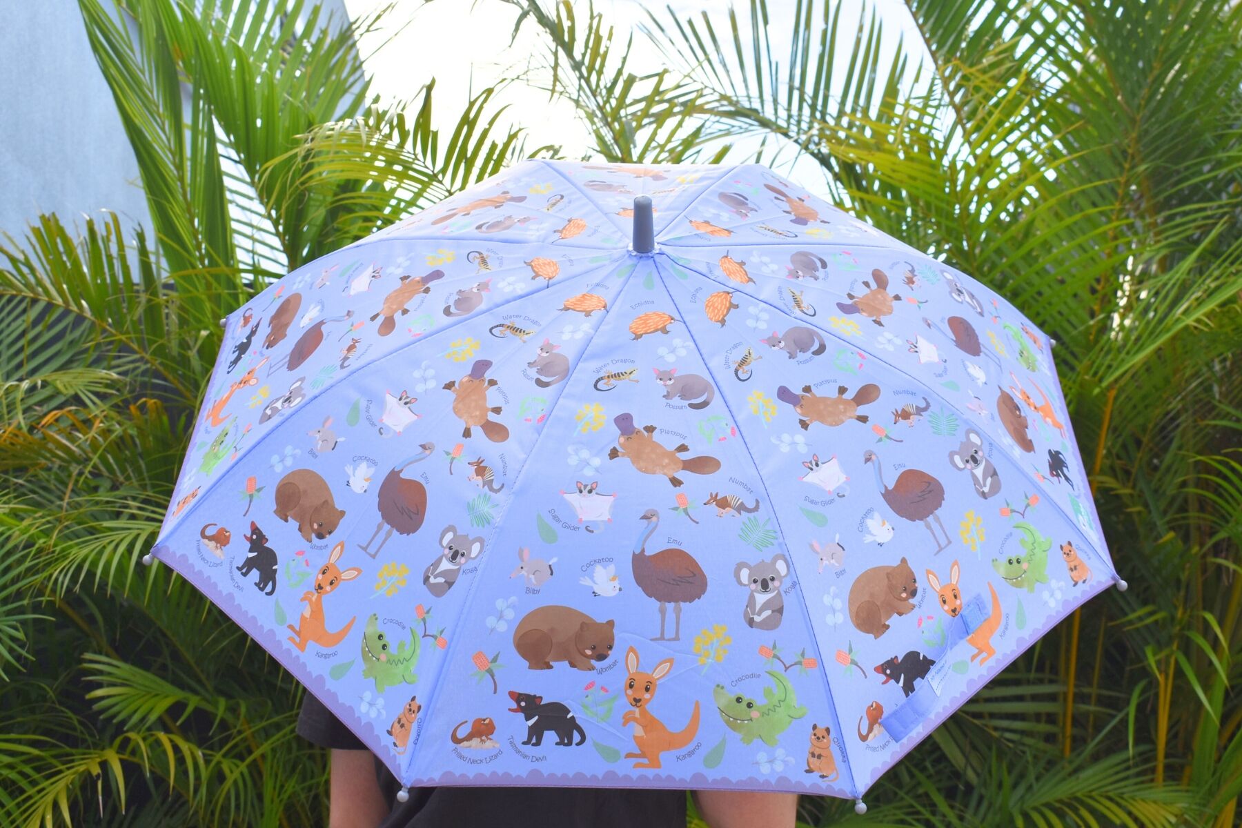 Kids Purple Animal Umbrella 20x20x7cm