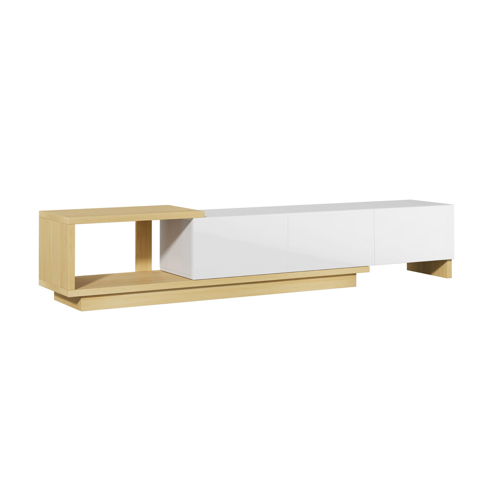 Extendable Entertainment Unit Cabinet 211x39x39cm