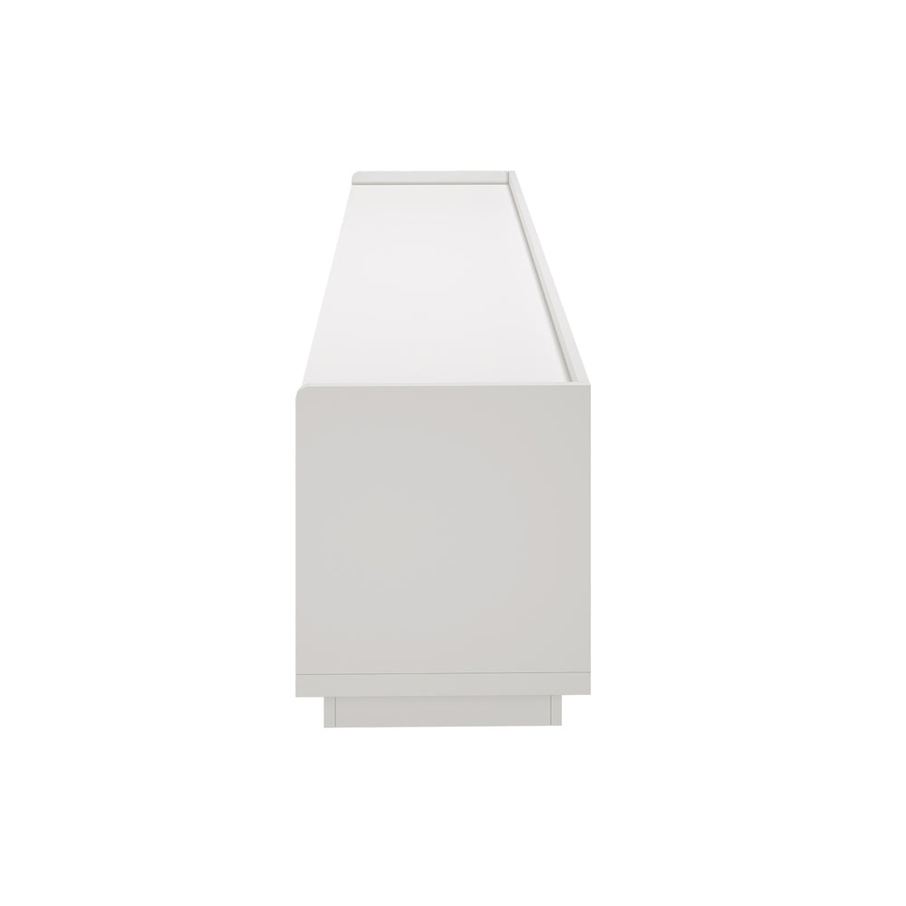White white 180x39x47cm, side view