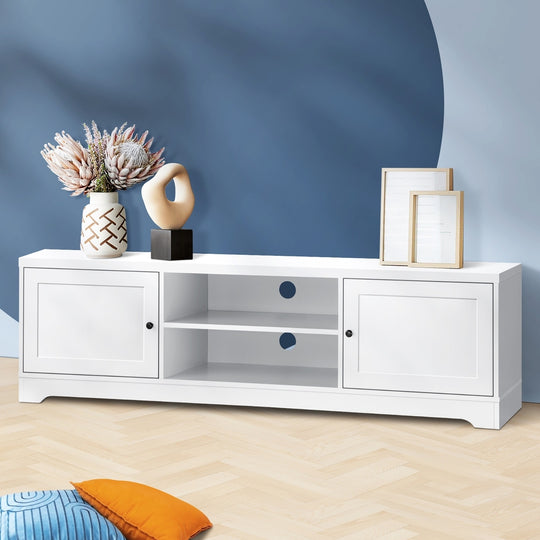TV Cabinet Entertainment Unit Stand Storage Hamptons