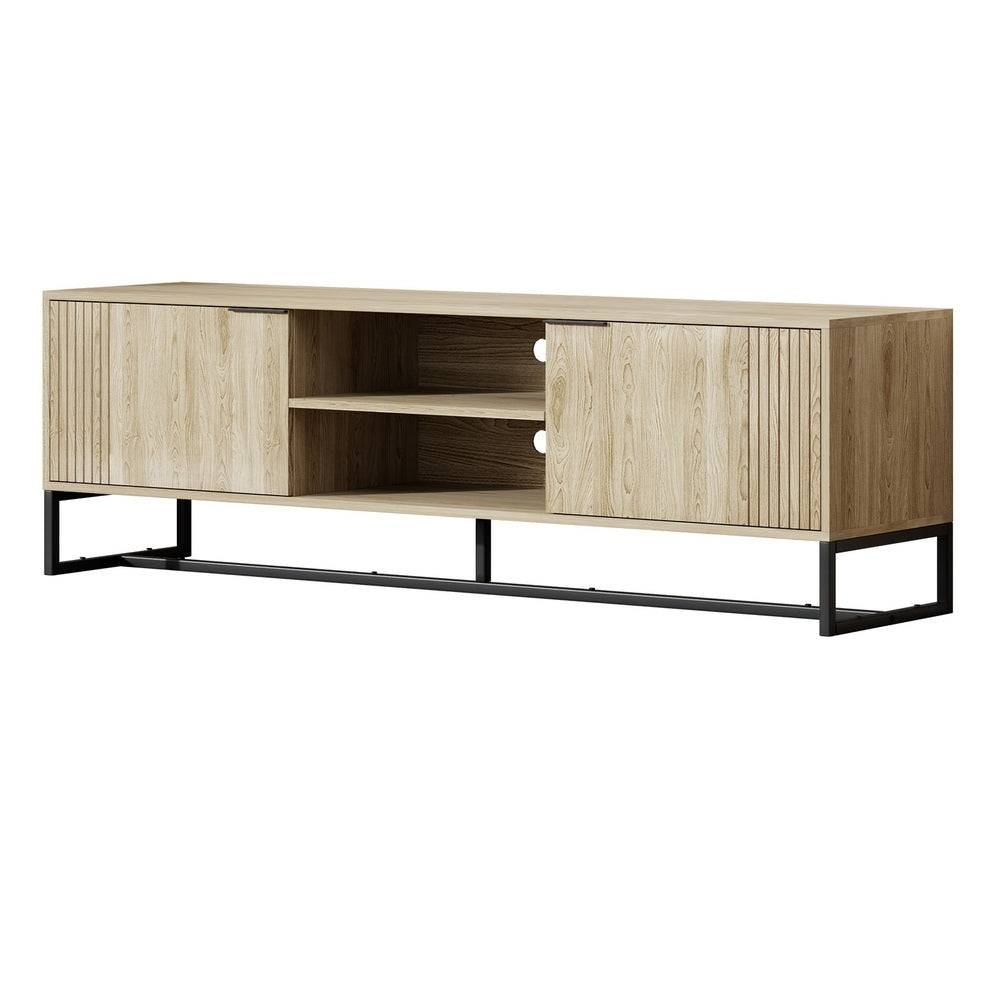 TV Cabinet Storage Drawer Shelf 160cm Oak