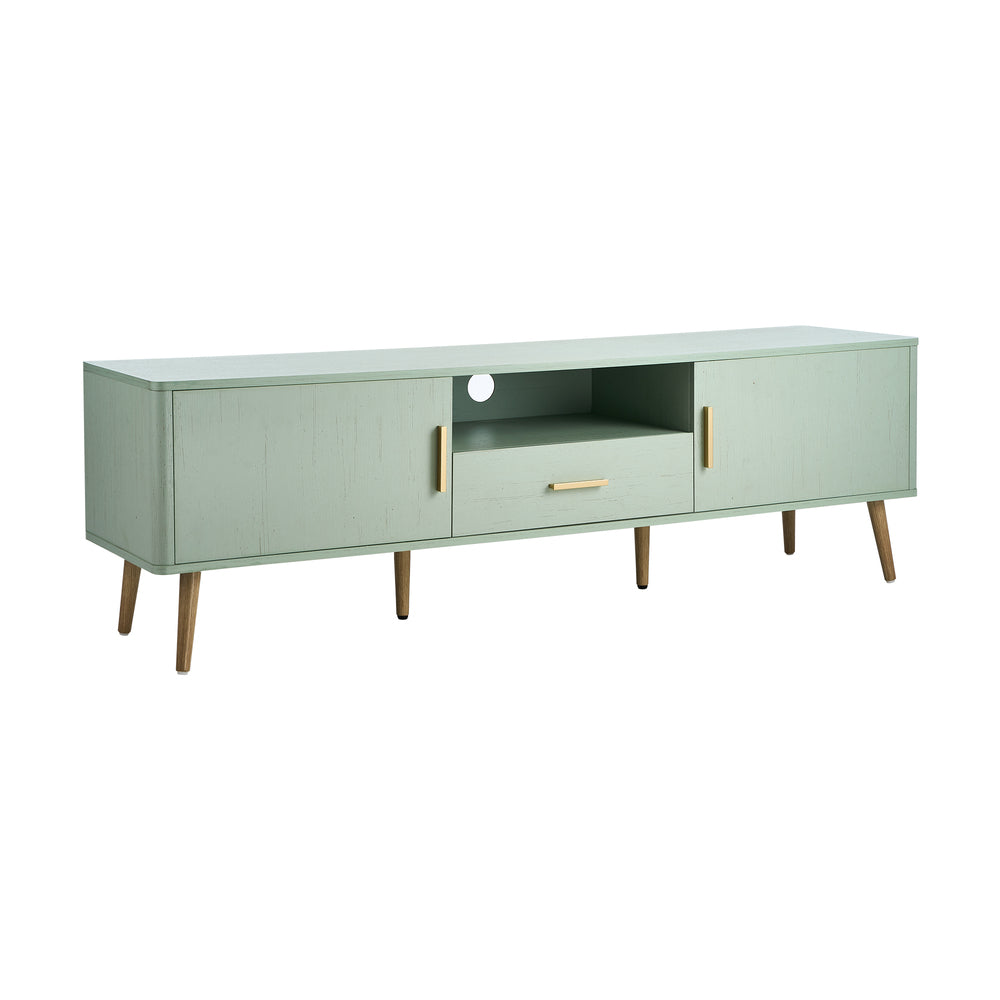 TV Cabinet Entertainment Unit Stand 160cm Green
