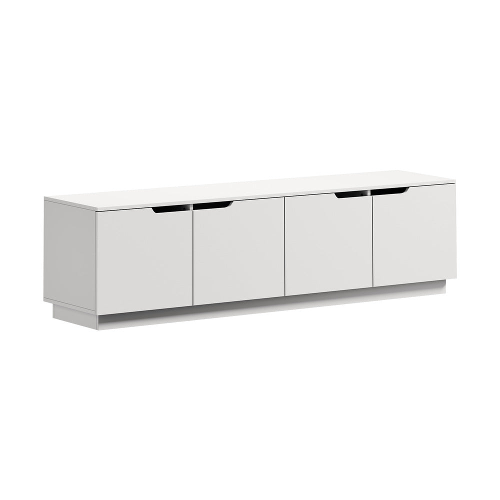 180cm White TV Cabinet Entertainment Unit | Simpledeals