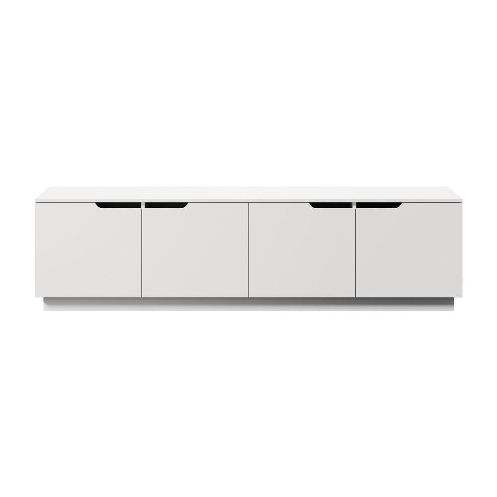 180cm White TV Cabinet Entertainment Unit | Simpledeals