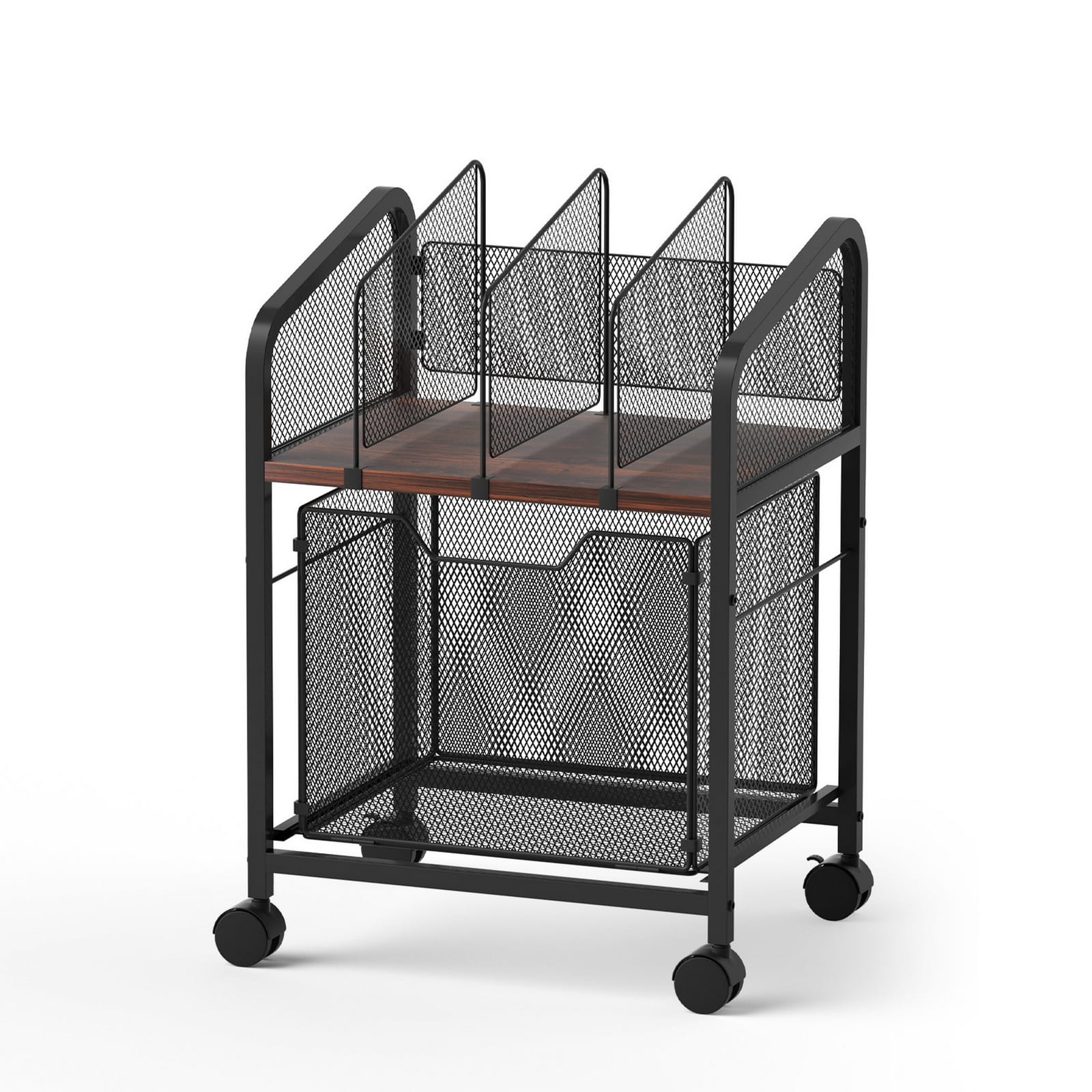 Mobile File Cabinet Compact 37x30cm