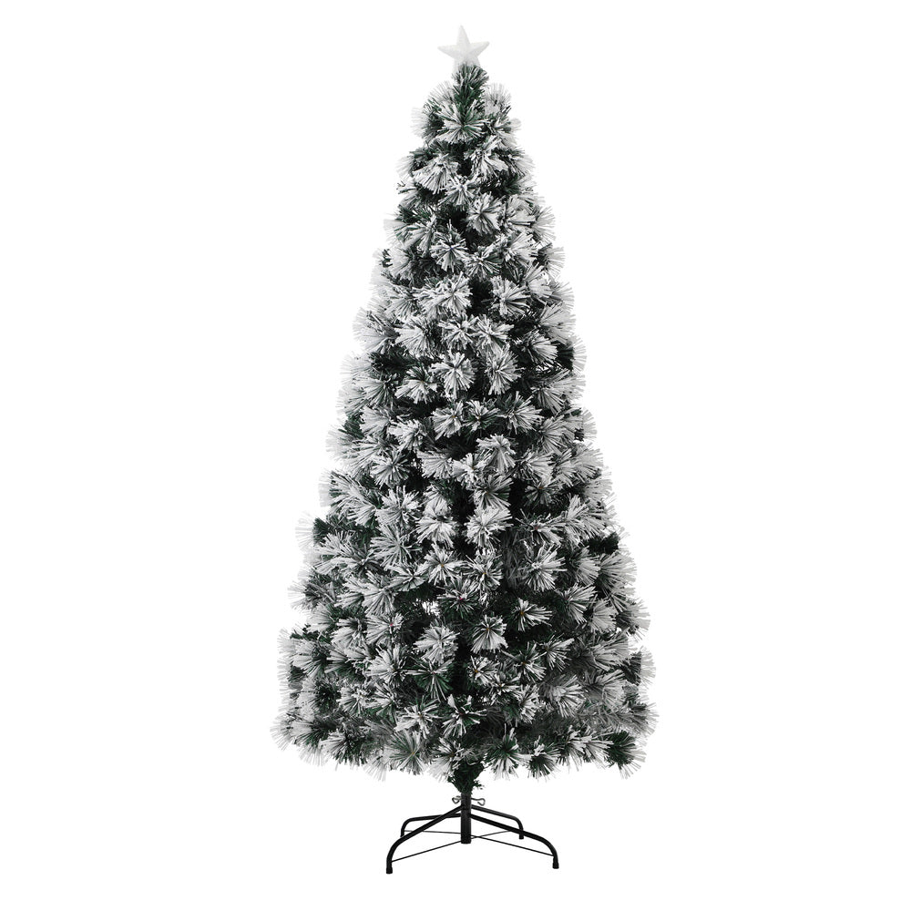 Christmas Tree 1.8M 6FT Fibre Optic Multi Colour LED Light