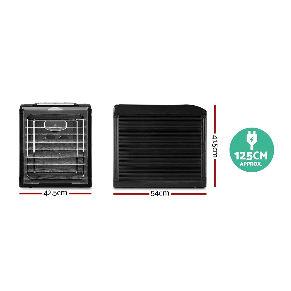 9 Trays Food Dehydrator Stainless Steel Tray | Steel finish