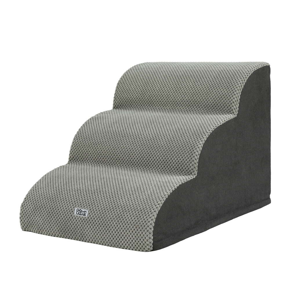 Dog Steps & Ramps - Dog Ramp Steps Foam 3/4 Tier Pet Stairs For Bed Sofa Car Portable Indoor