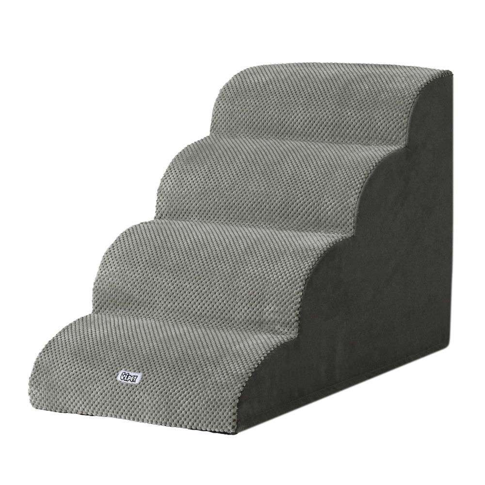 Dog Ramp Steps Foam 3/4 Tier Pet Stairs For Bed Sofa Car Portable Indoor - Dog Steps & Ramps - photo 9