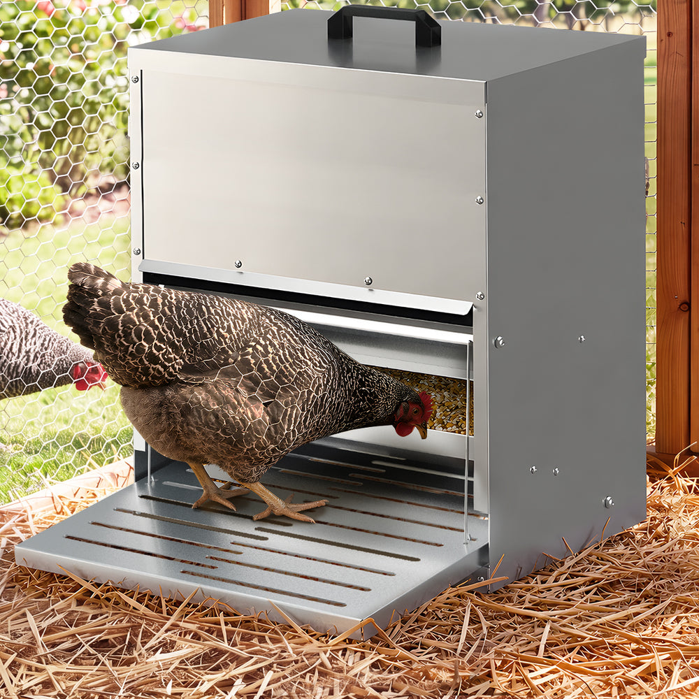 Automatic Chicken Feeder 15kg Capacity 40.5x47.5x50cm