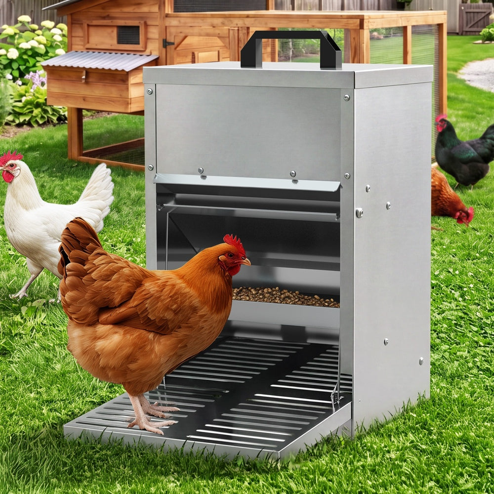 Automatic Chicken Feeder 5kg Capacity 25.5x40x39cm