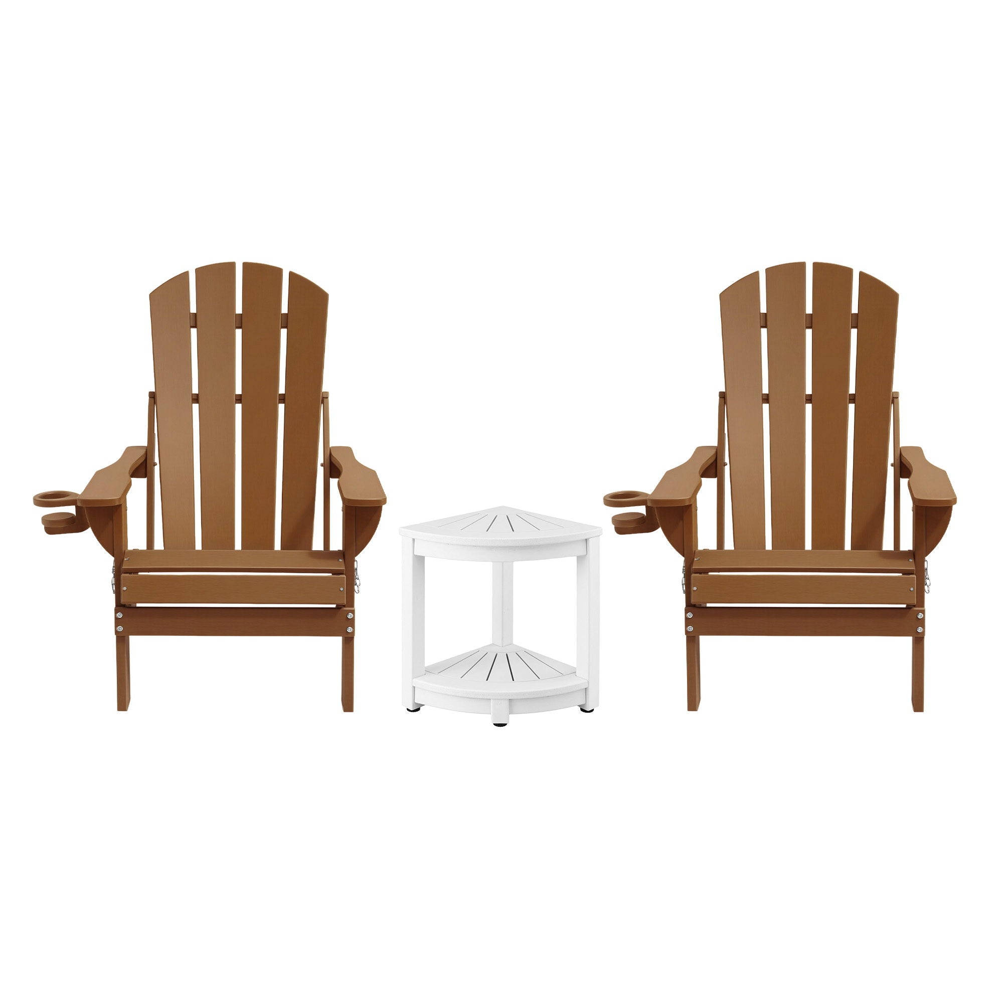 Gardeon Adirondack Outdoor Chair Set 3 Piece | Simpledeals