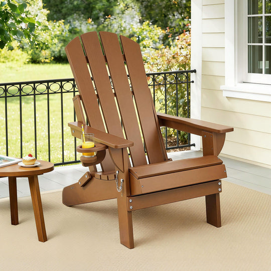 Gardeon Adirondack Folding Beach Chair HDPE