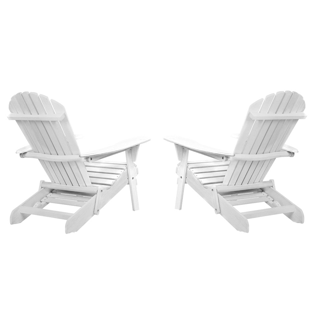 Outdoor Sofas & Lounge Sets - Outdoor Chairs Furniture Beach Chair Lounge Wooden Adirondack Garden Patio