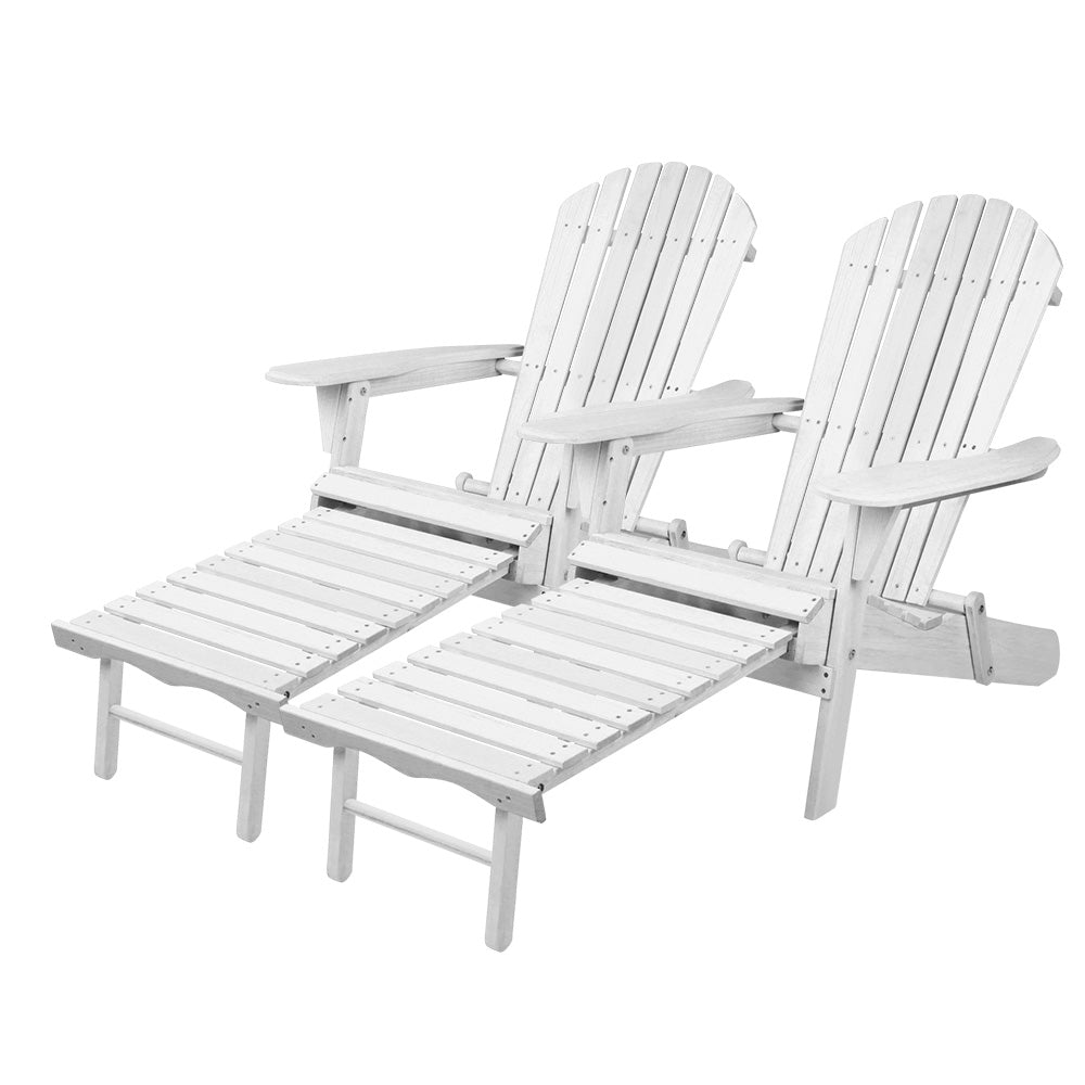Outdoor Chairs Furniture Beach Chair Lounge Wooden Adirondack Garden Patio, Wooden finish