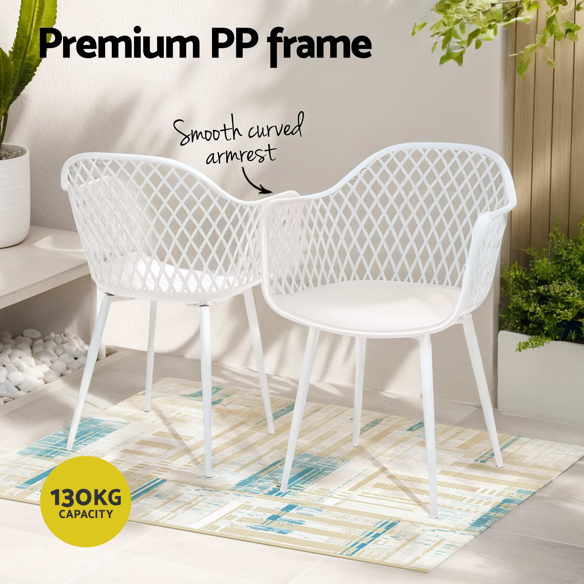 Gardeon 5 Piece Outdoor Dining Set Patio Table Chairs | Simpledeals
